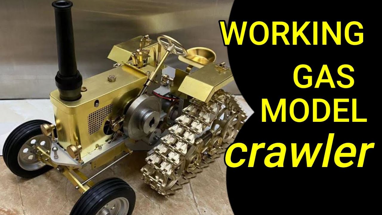 Brass tracked, working #Lanz type #model #tractor you can buy T16B half tracked tractor