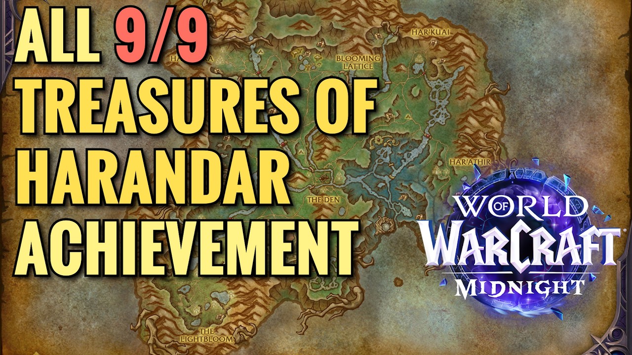 Treasures of Harandar Achievement (ALL Locations) (WoW Midnight)