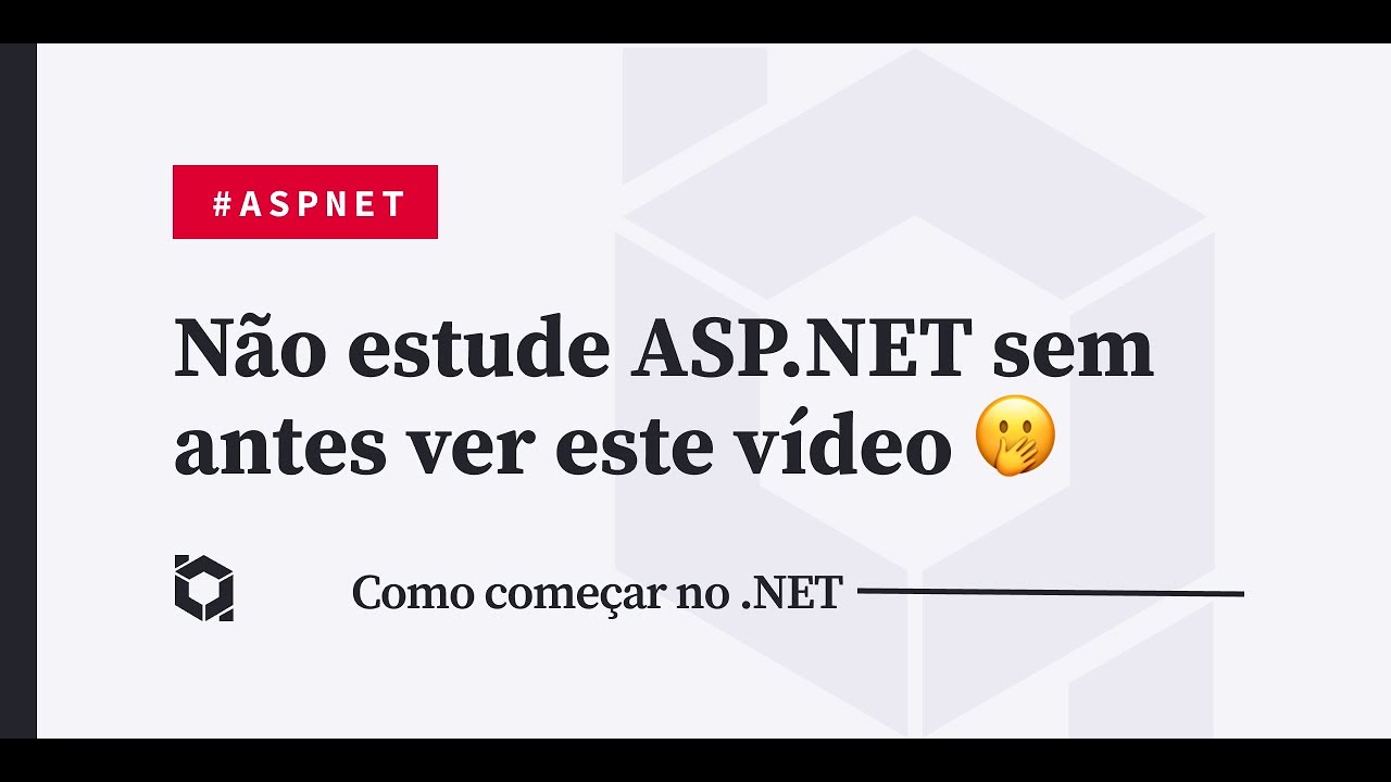 ASP.NET - Por onde devo começar? #balta #balta.io