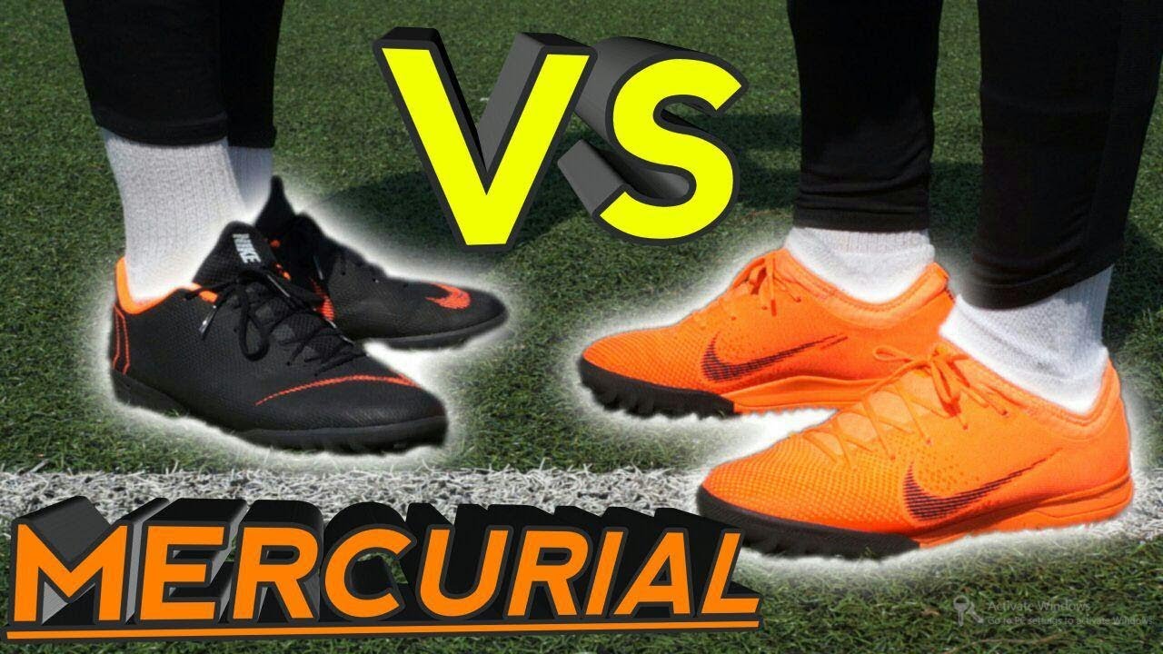 Тест + Сравнение ДЕШЕВЫХ и ДОРОГИХ  Сороконожек ⚫ Nike Mercurial Vapor 12 Pro VS Vapor 12 Academy