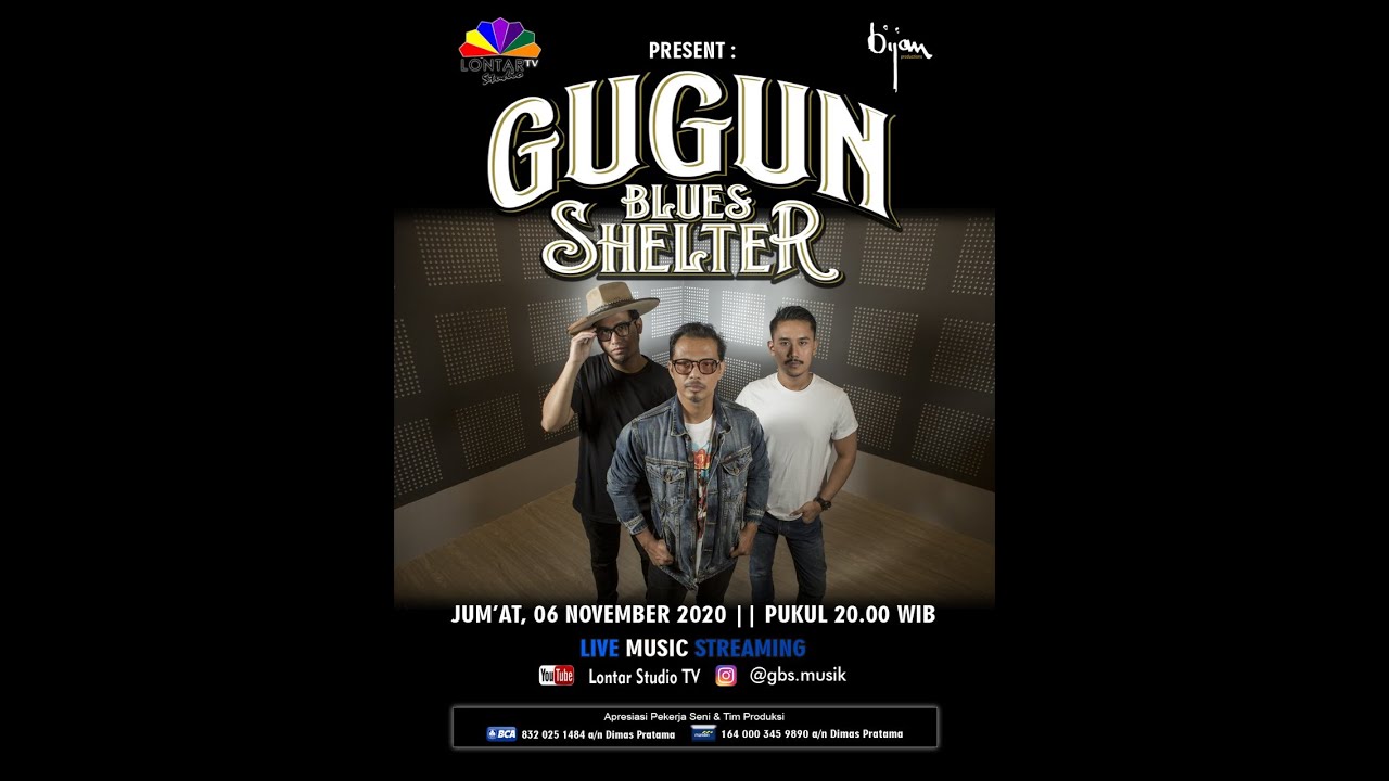 Gugun Blues Shelter Live Streaming at Lontar Studio