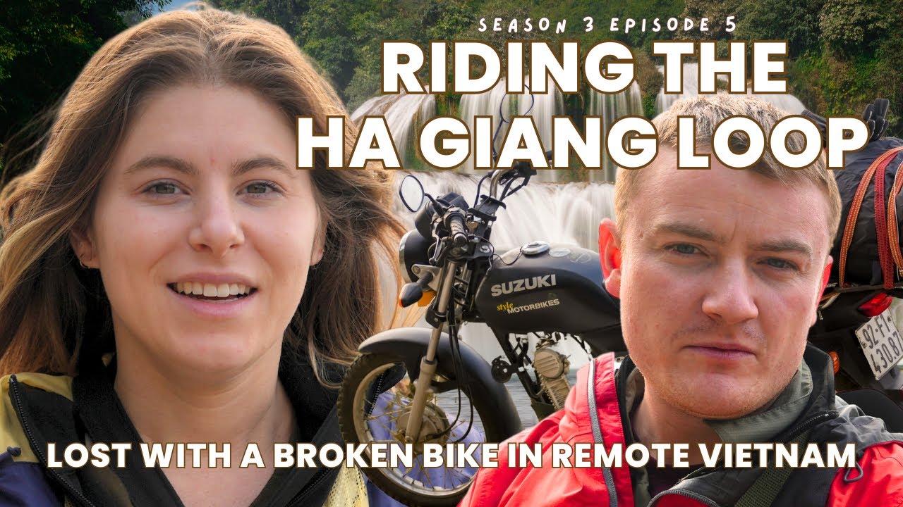 THE HA GIANG LOOP PT.2 🇻🇳  | Ban Gioc Waterfalls | Vietnam Motorcycle Tour S3E5