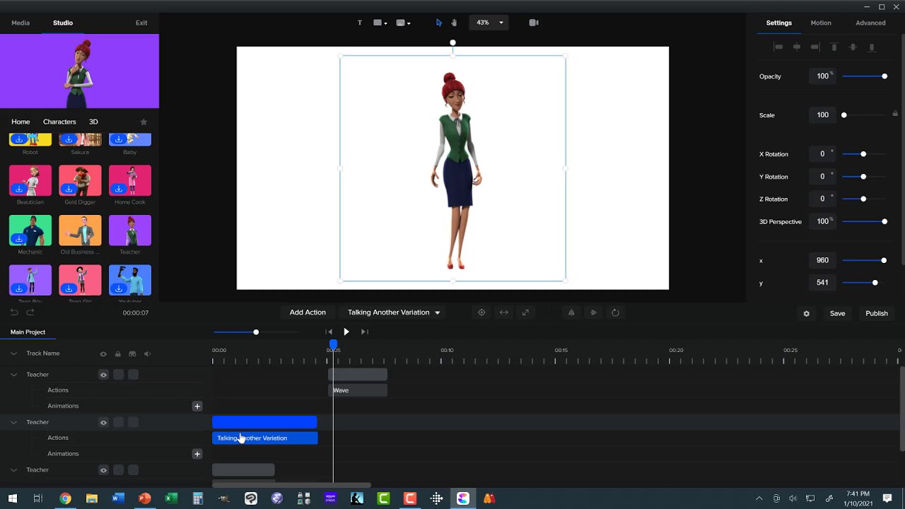 Crude Lip Syncing in CreateStudio