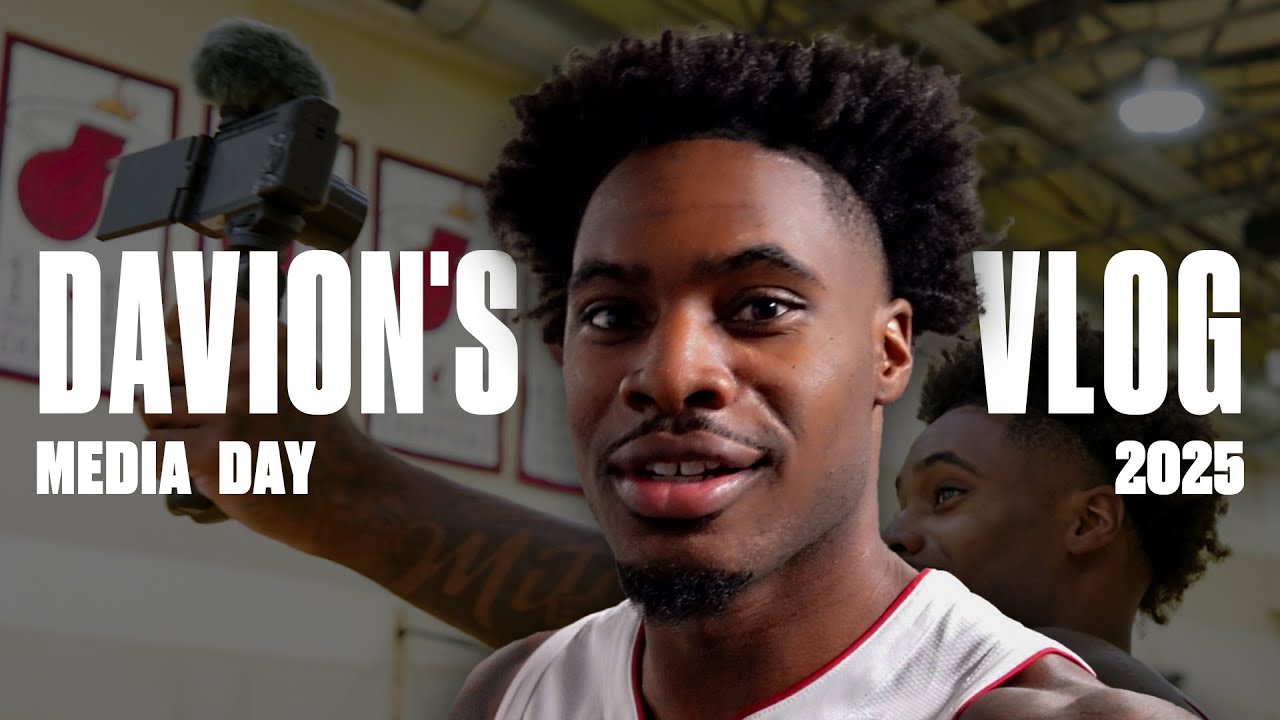 EVERYTHING Davion Mitchell Did At 2025 HEAT Media Day 🎥