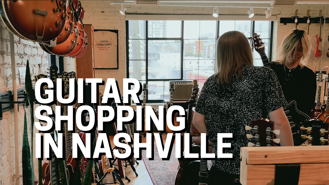 Exploring Nashville Guitar Shops With a Friend From Tokyo!