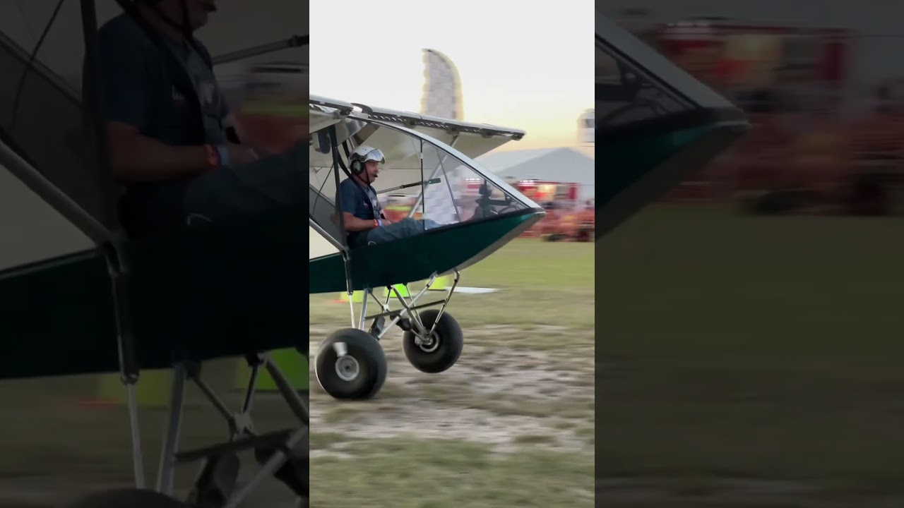 Dan Reynolds&rsquo;s Chinook taking off in less than one plane length