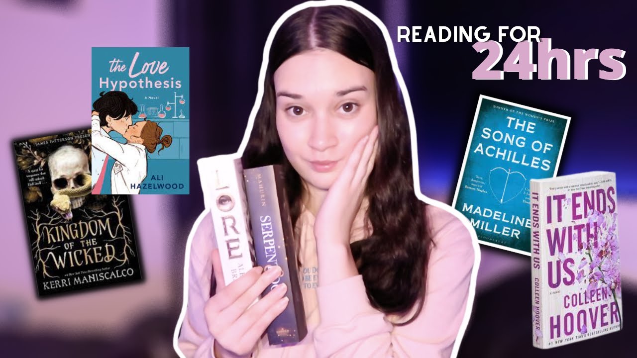 READING VIRAL TIKTOK BOOKS FOR 24 HOURS!!