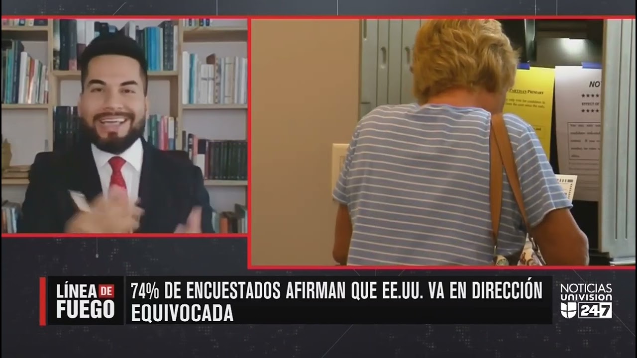 Cesar Grajales on Univision Linea de Fuego: Washington's Decisions are Influencing Voters