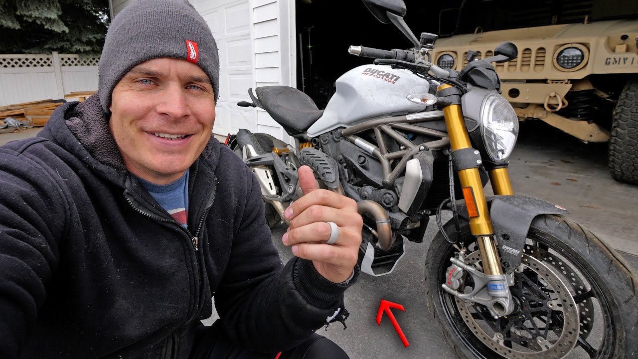 Кошмар замены аккумулятора на Ducati Monster 1200s