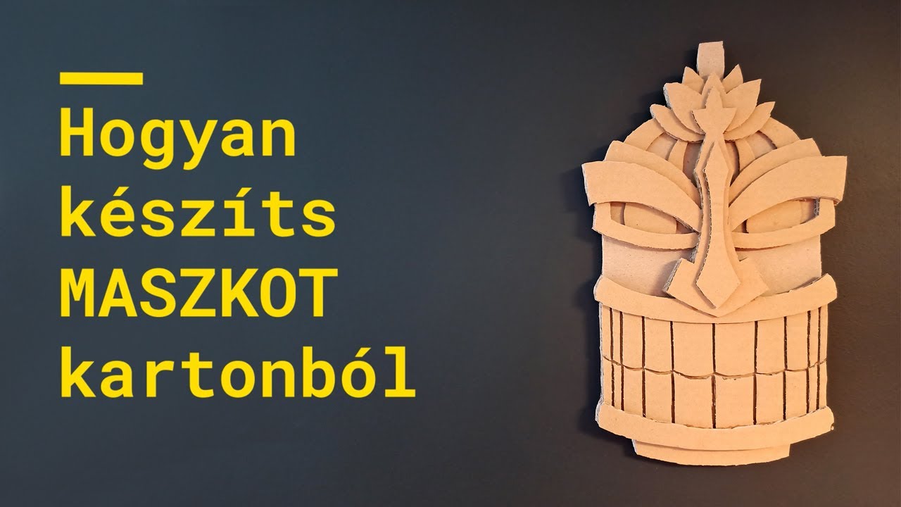 Hogyan keszíts maszkot kartonpapírból