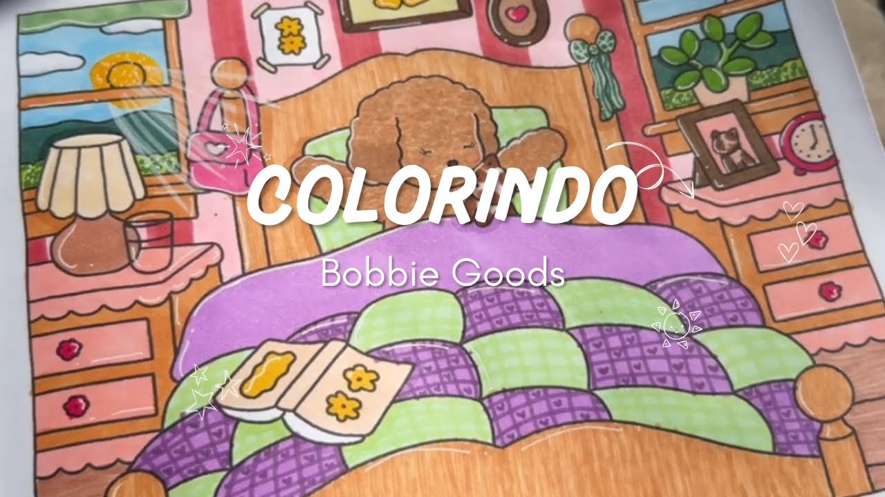 COLORINDO BOBBIE GOODS | Conversando e colorindo 🩷🎨