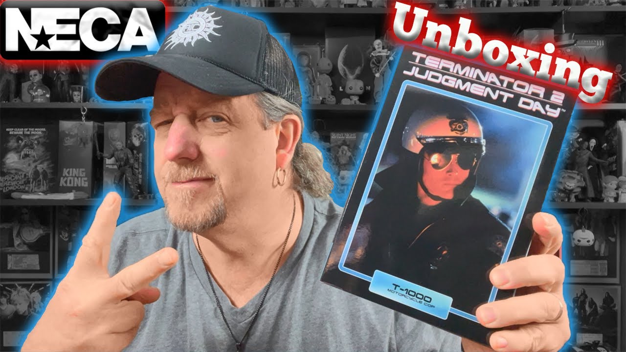 Unboxing Ultimate Terminator 2 T-1000 Police Officer by Neca
