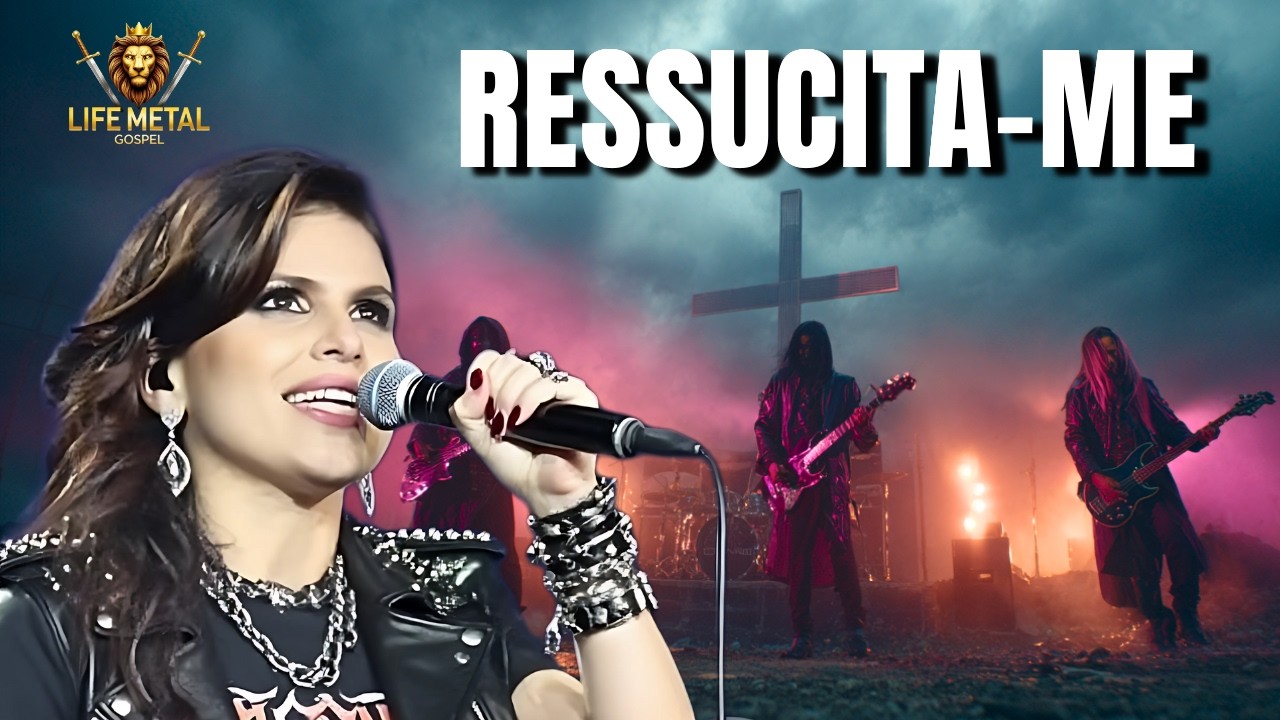 GOSPEL METAL ROCK | RESSUCITA-ME - ALINE BARROS 🔥Rock Gospel Nacional com Letra Forte
