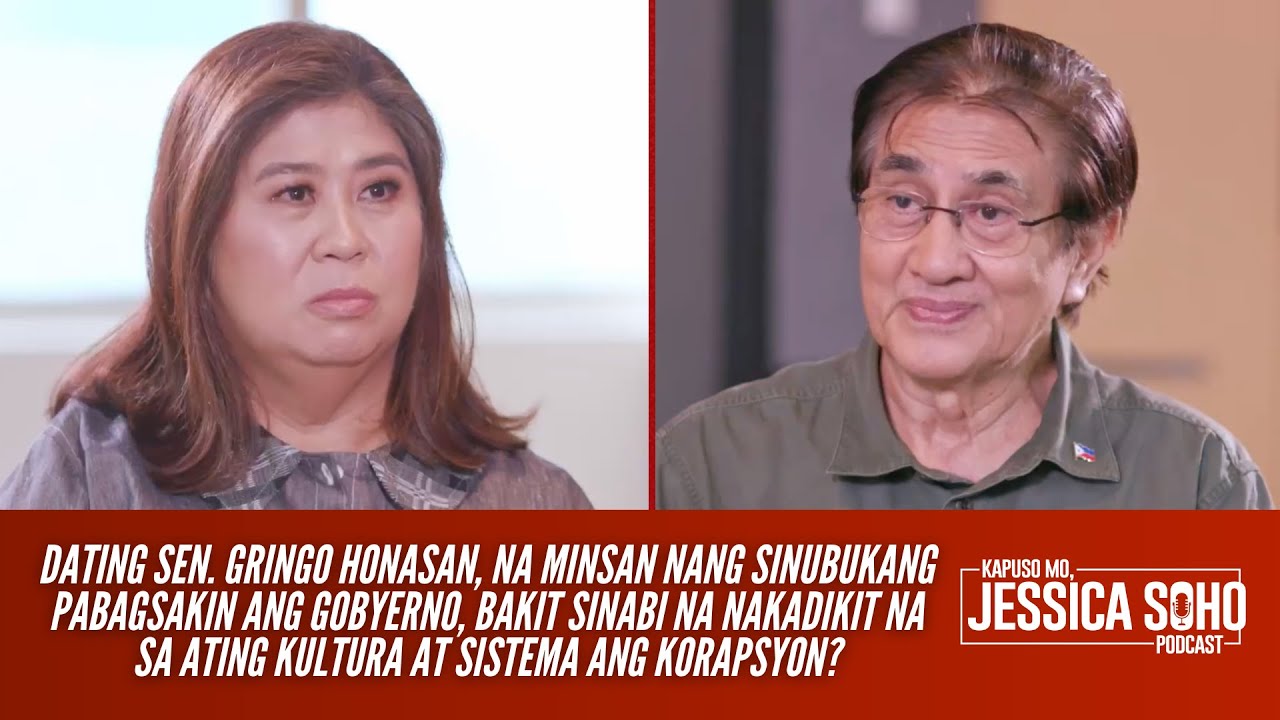 Honasan, bakit sinabi na nakadikit na sa ating kultura ang korapsyon? | Kapuso Mo, Jessica Soho