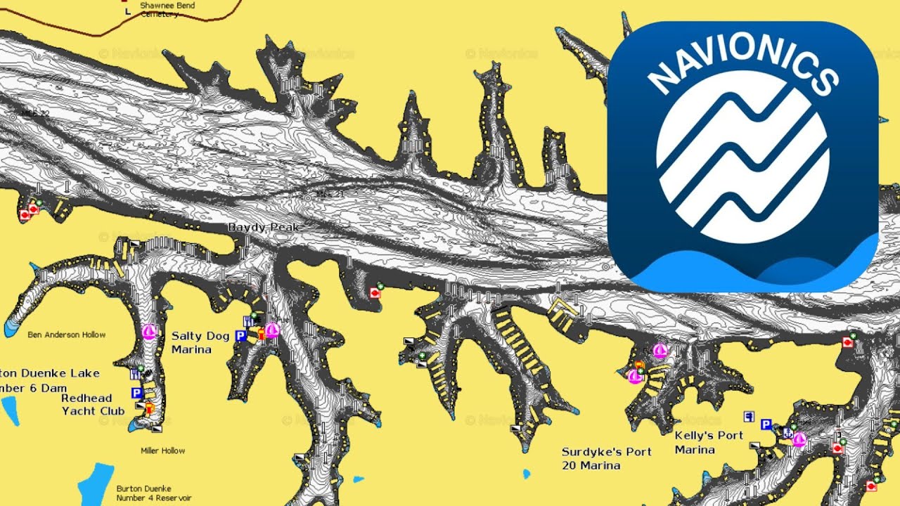 How to read a CONTOUR MAP for fishing!