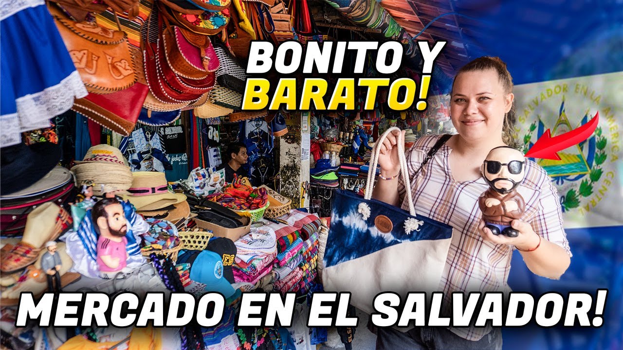 Ucraniana visita el Mercado Nacional de Artesanías de El Salvador! 🇸🇻 🇺🇦