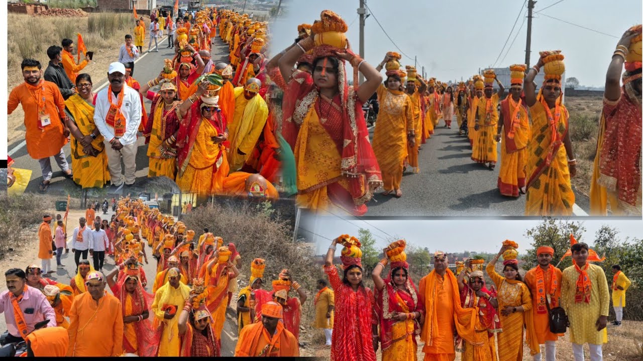 श्री श्री 108 रूद्र महा यज्ञ कलश यात्रा, #viral #vlog #sanatan 