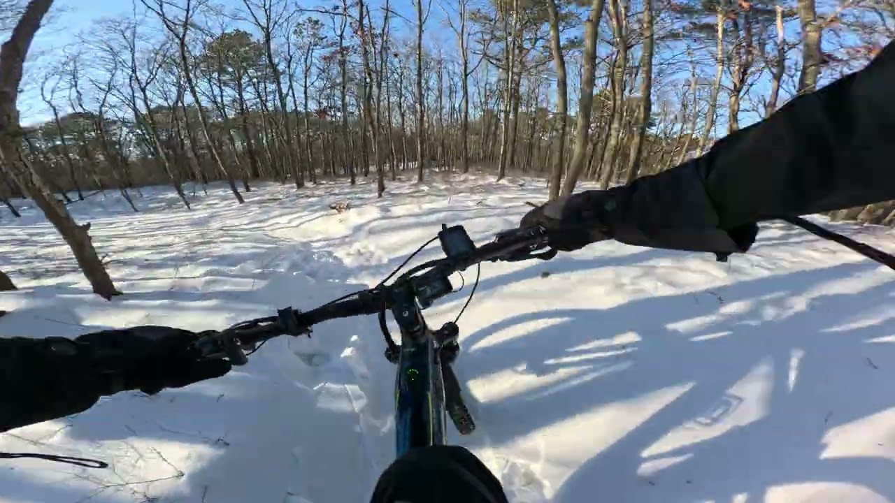 Glacier Ridge EMTB in the snow Feb 2026