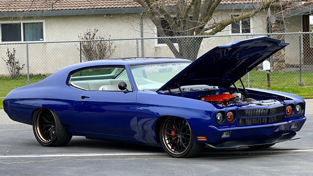 FOR SALE CALL 9168567931 or Victorylapclassics.net  1970 LSX TwinTurbo CHEVELLE RESTOMOD 