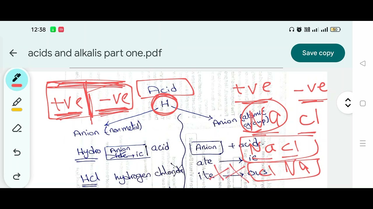 Acids and alkalis part two