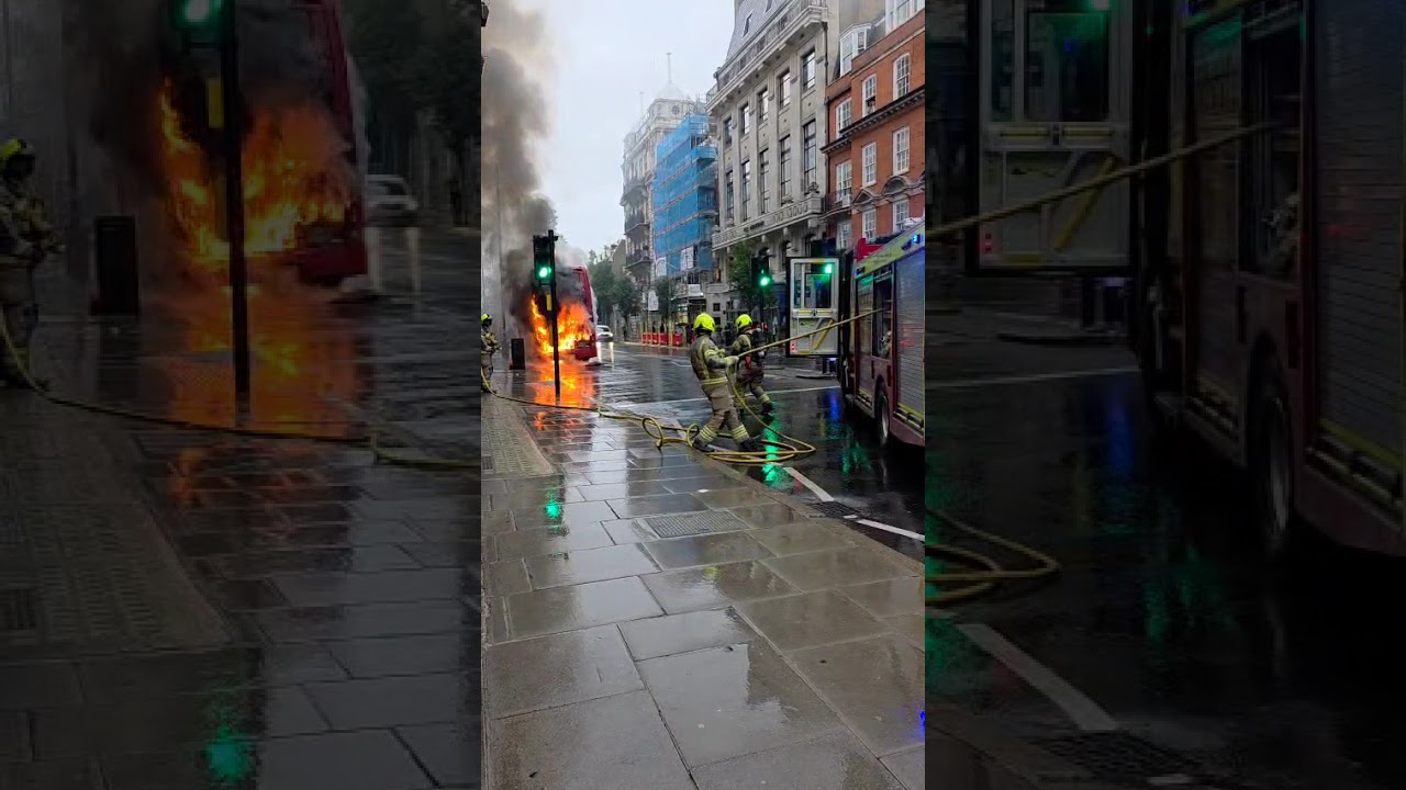 How quick the London fire brigade take action #30/07/2025