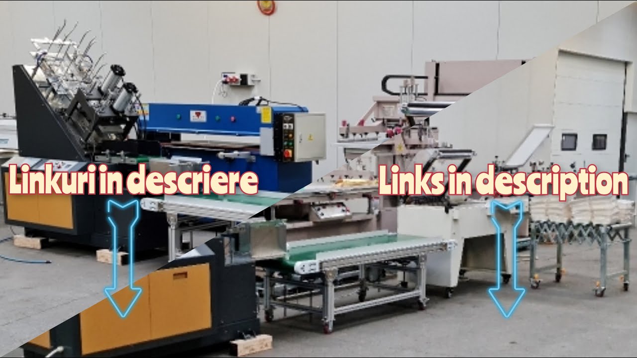 Linie de productie si ambalare #caserole din hartie | Paper #Casseroles Production-Packaging Line