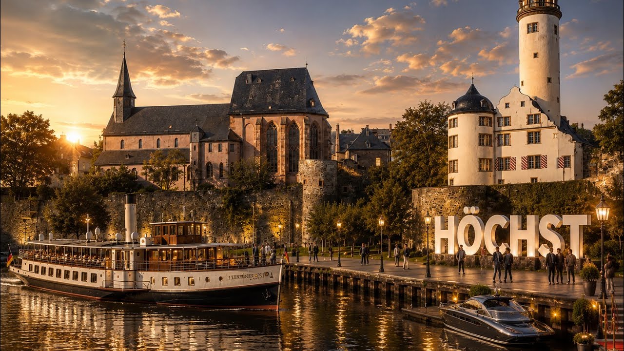 H&ouml;chst (Frankfurt) - Germany | Walking Tour through the Town