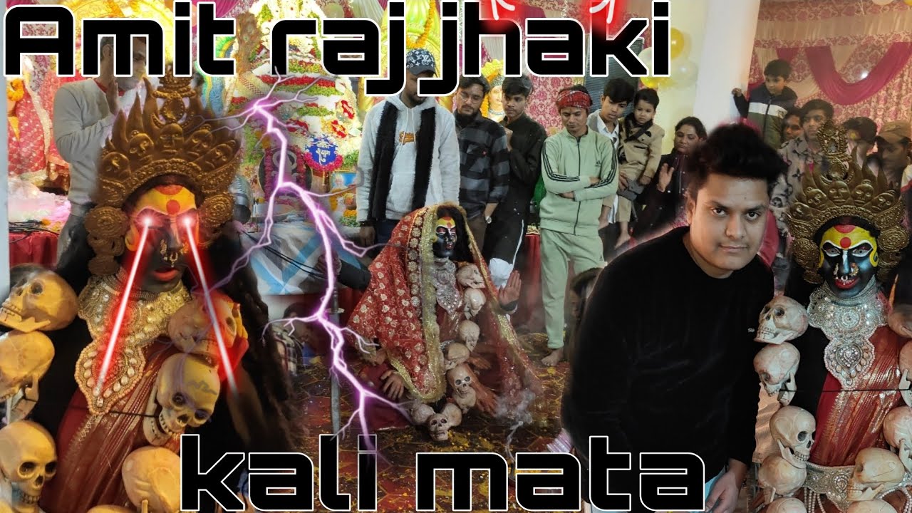 Marghat wale kali mata jhanki amit raj art group Delhi @amitraj_9841 Khatu Shyam jagran Navada 📍