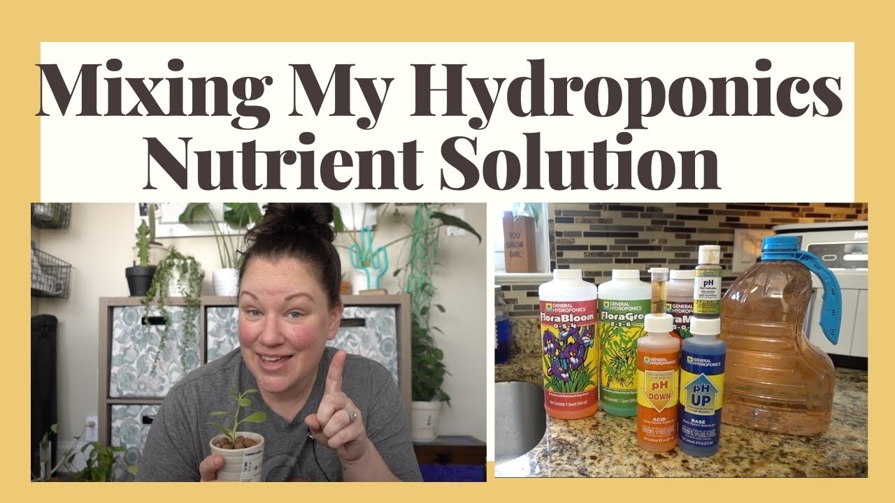 How I mix my Nutrient Water for Hydroponics | Step-by-Step LECA water