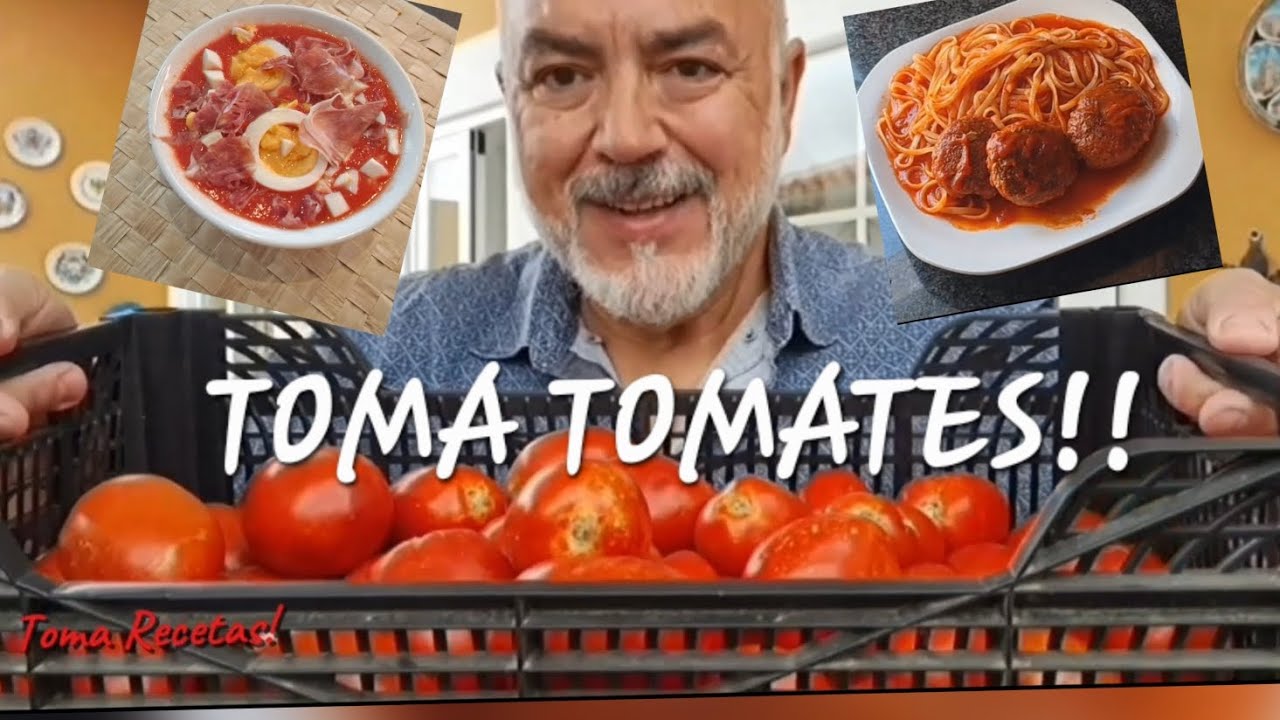 Tomates de huerta, dos recetas riquísimas TOMA TOMATES!