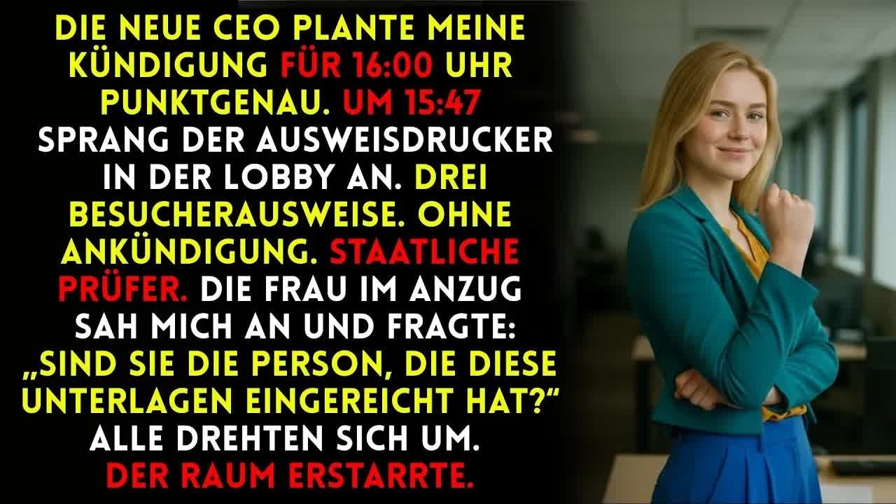 Um 16 00 Kündigung, Um 16 05 Ermittler – Ein Termin Ging Schief