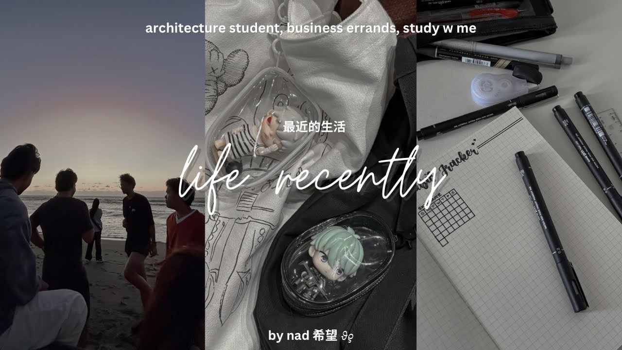 life recently ˖ ᡣ𐭩 architecture student, business errands, study w me | Philippines