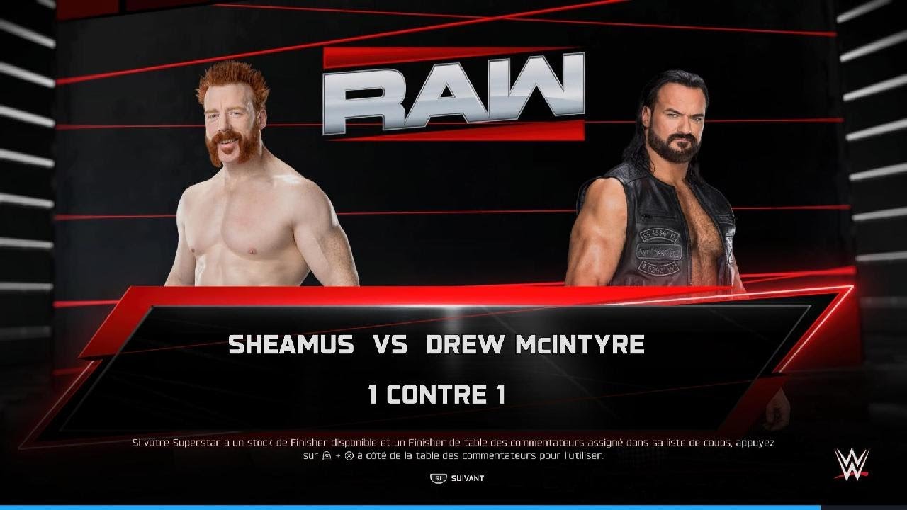 [WWE 2K25] Sheamus vs Drew McIntyre (RAW Mai 2024 n°4)