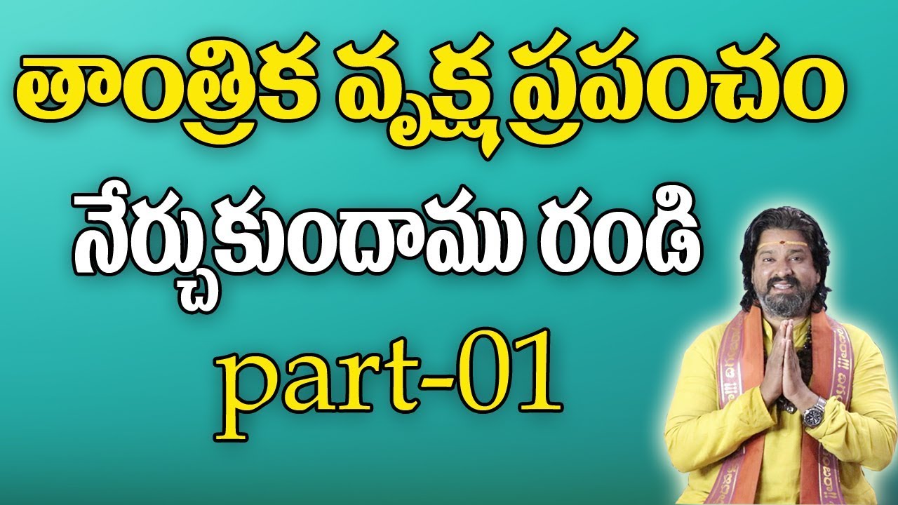 తాంత్రిక వృక్ష ప్రపంచం పార్ట్-01 | tantra Sastra | Tantra | Mantra | Yantra | Astrology | 2019
