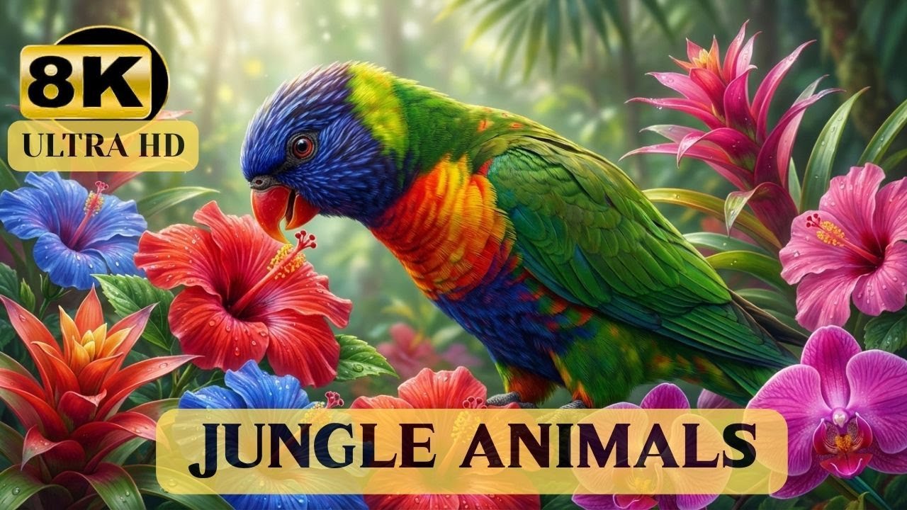 8K Wildlife World – Wild Animals in Stunning Ultra HD