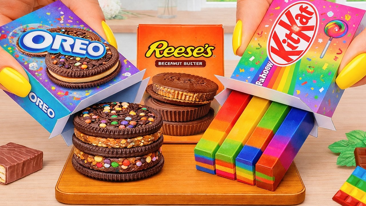 Mini Rainbow Sweet Cake Recipe 🌈 Colorful Cake Decorating Tutorial by Mini Bakery