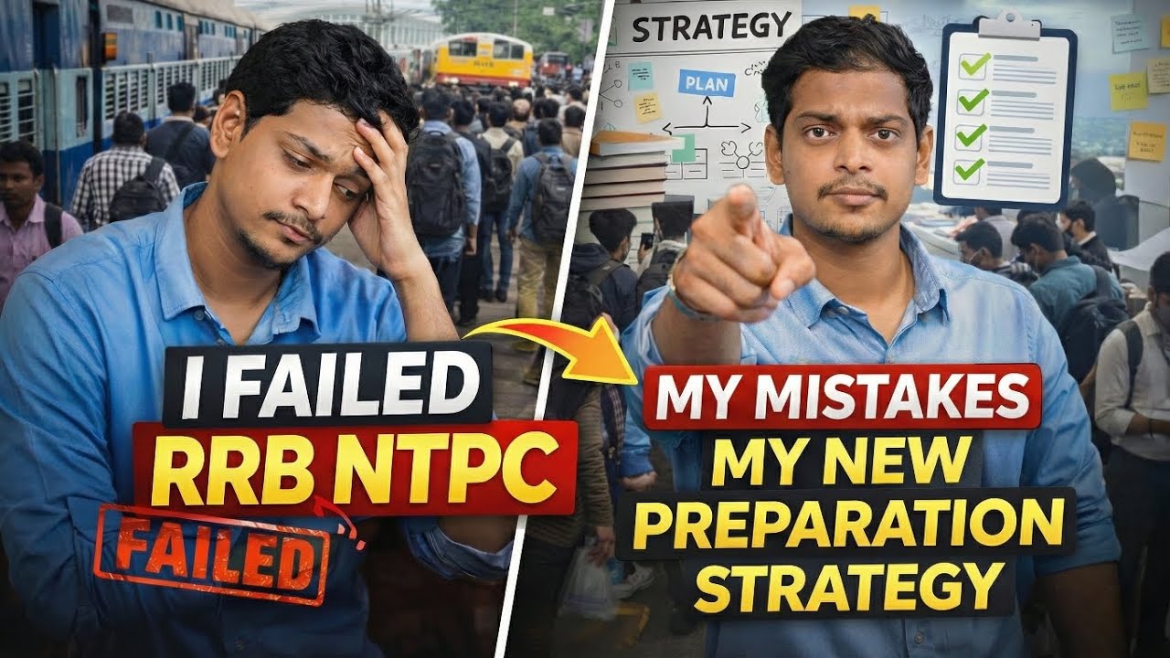 DO NOT ❌️MAKE THESE MISTAKES😵|RRB NTPC PREPERATION STRATEGY✅️ | TIPS📝|RAILWAY JOB 🚂|  GOVERNMENT JOB