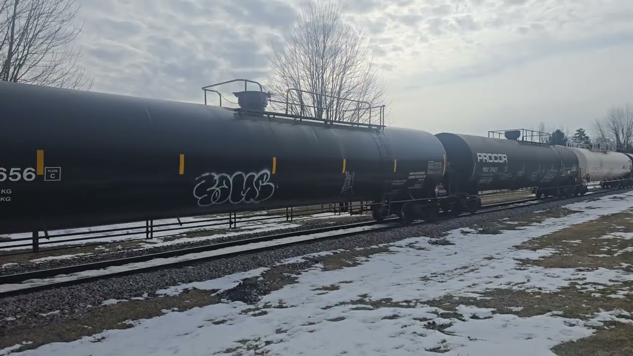 CPKC I 66 West at Deforest, Wisconsin.