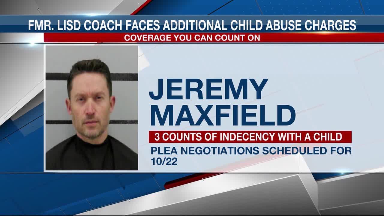 Jeremy Maxfield facing 3 additional charges of indecency with a child