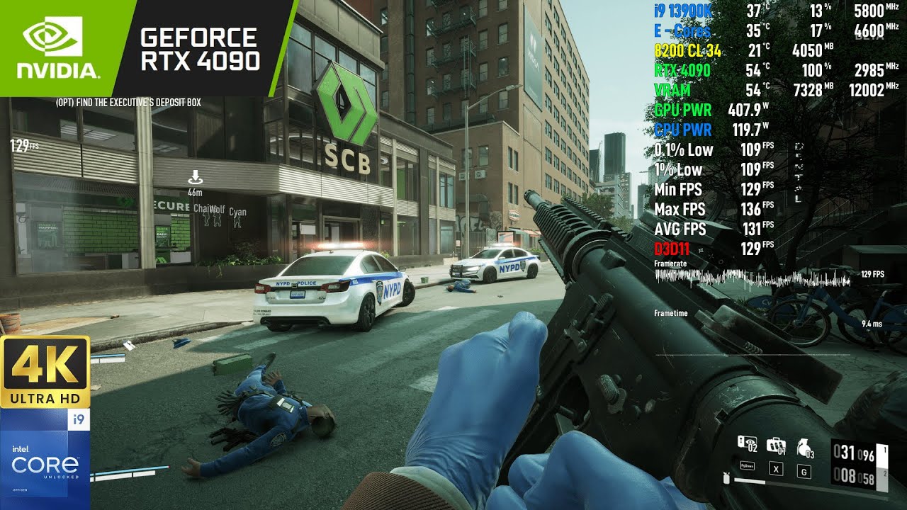 Payday 3 Beta - 4K Ultra Settings | RTX 4090 | 13900K