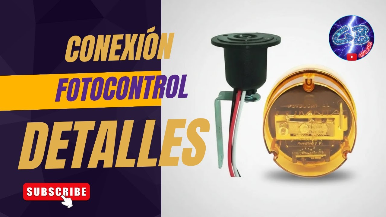 COMO Conectar un FOTOCONTROL (sencillo)