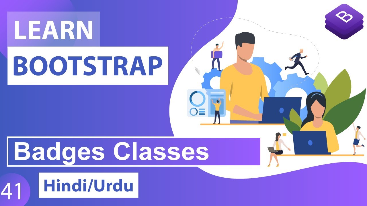 Bootstrap Badge Classes Tutorial in Hindi / Urdu