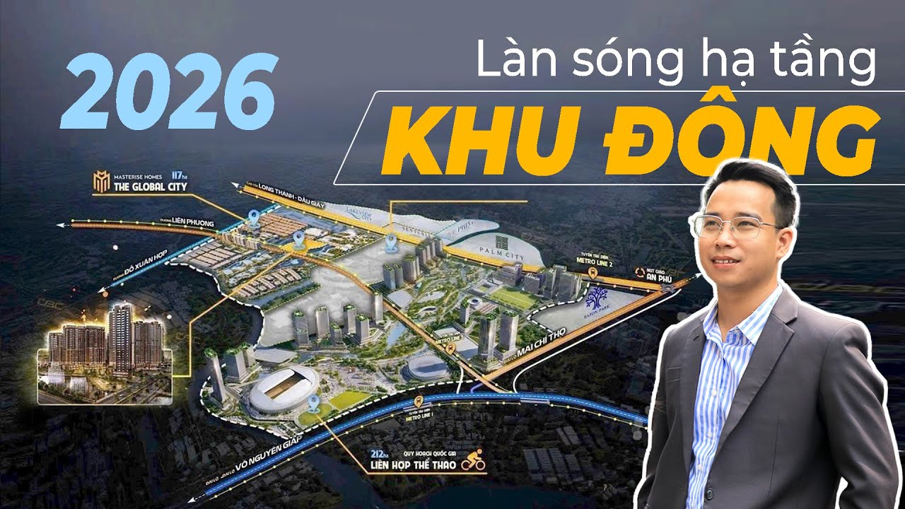 Bài học Thủ Thiêm & Làn Sóng Hạ Tầng Khu Đông | Góc Nhìn BĐS