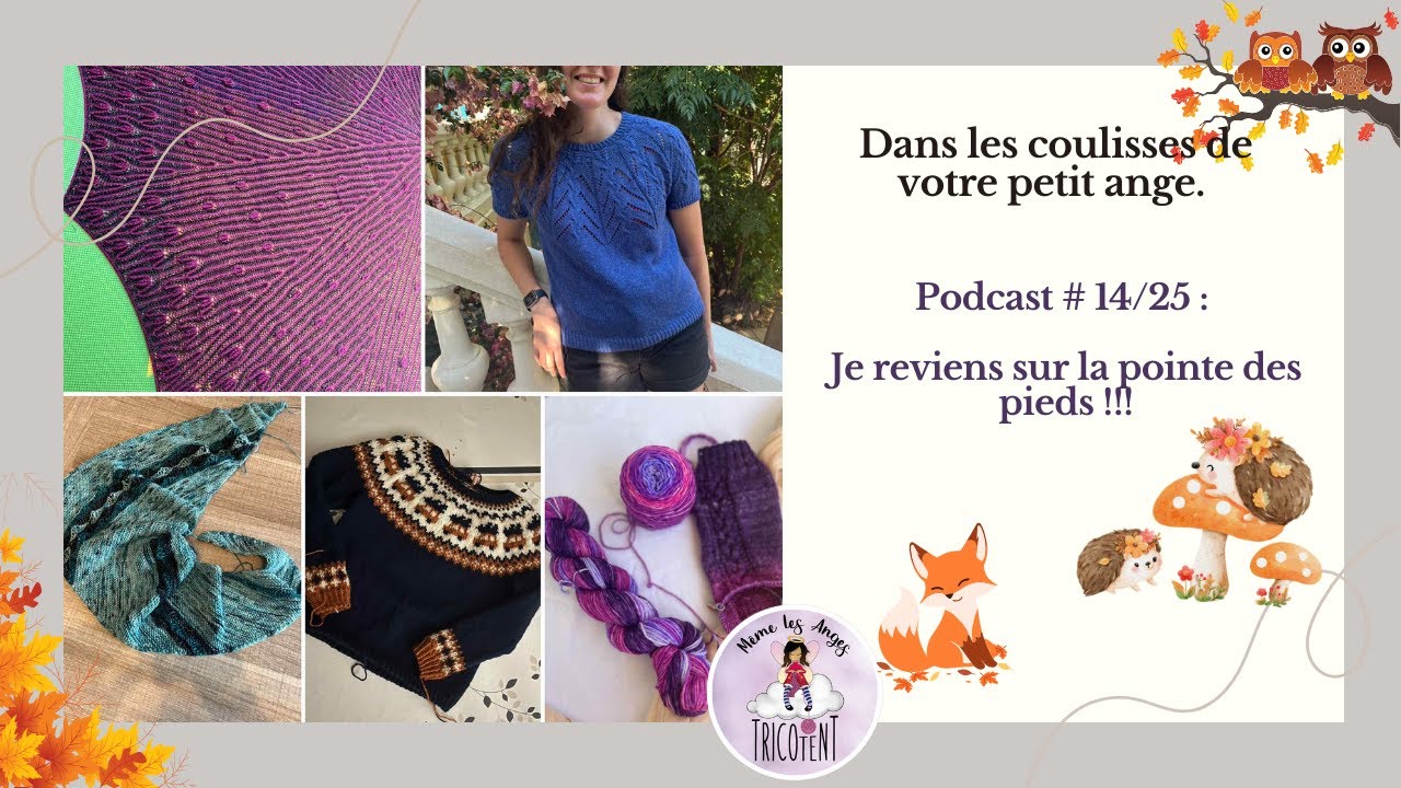 Podcast # 14/25 : Je reviens sur la pointe des pieds !!!