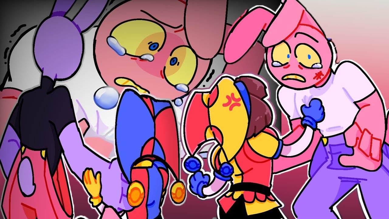 Jax x Pomni Hurt Feelings, Broken Silence l Circus Comic | TADC