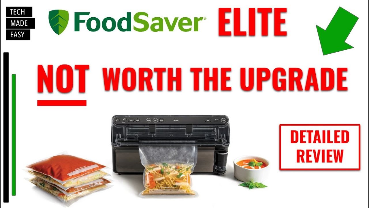 DETAILED REVIEW NEW FoodSaver ELITE Food Vacuum Sealer Food Saver