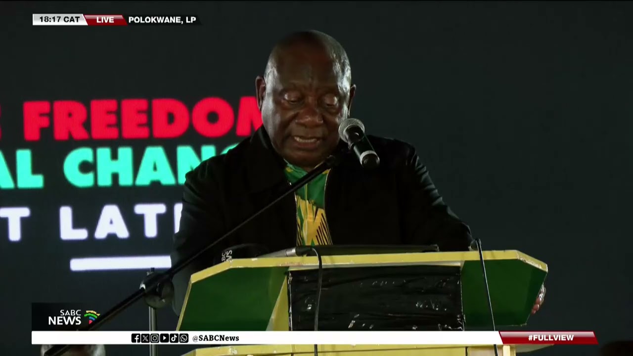 Ramaphosa officially opens the ANCYL Conference