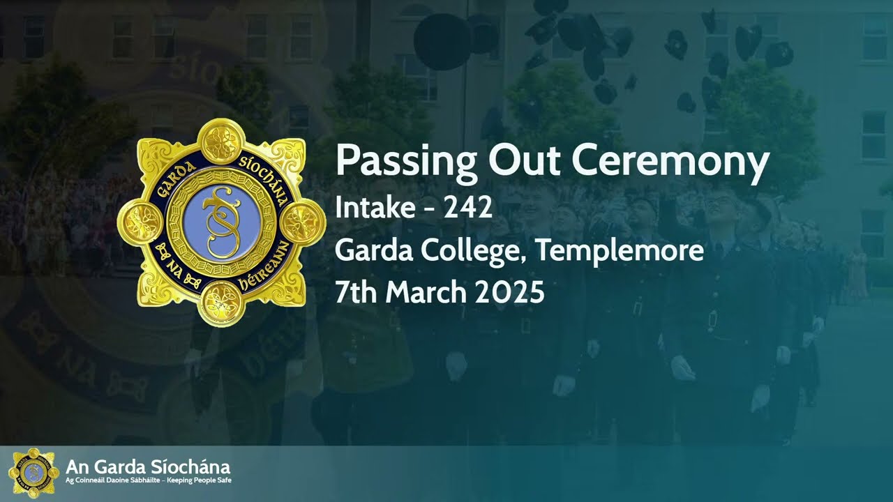Garda Passing Out Ceremony - Intake 242