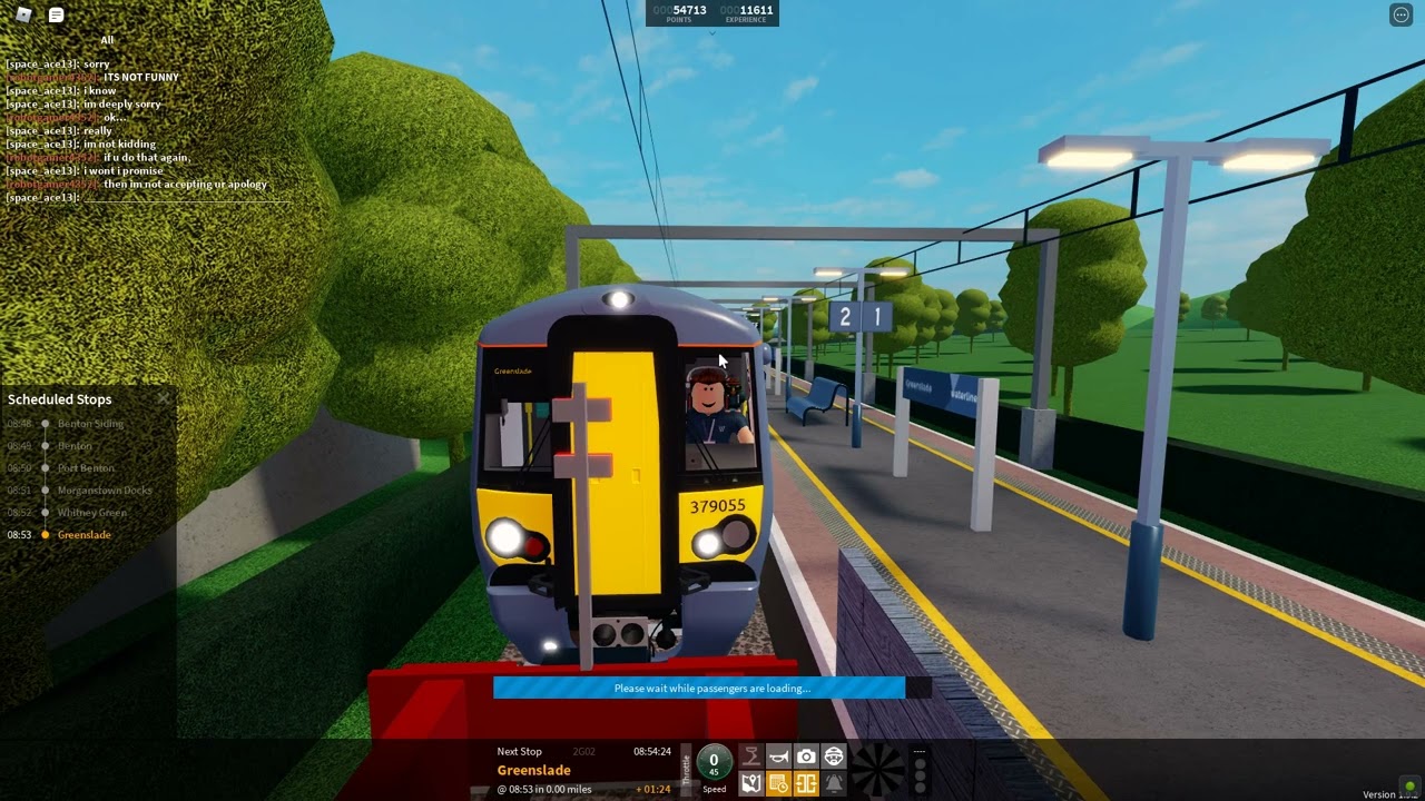 Roblox Stepford County Railway (Part 57) Waterline (v1.9.2) Class 379/0