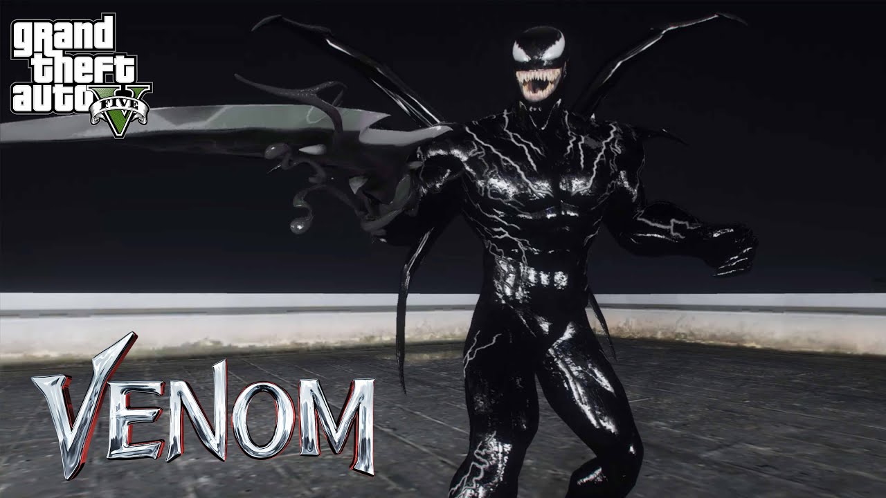 GTA 5 - Becoming VENOM and Fight Crimes in the City